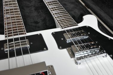 Double neck 4 string 4003 BASS GUITAR and 12 string elctric guitar color can custom guitar big R bridge supplier
