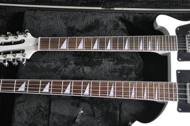 Double neck 4 string 4003 BASS GUITAR and 12 string elctric guitar color can custom guitar big R bridge supplier