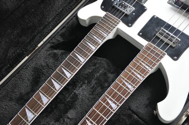 Double neck 4 string 4003 BASS GUITAR and 12 string elctric guitar color can custom guitar big R bridge supplier