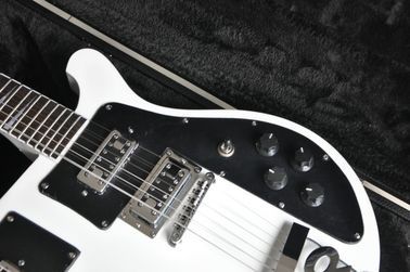 Double neck 4 string 4003 BASS GUITAR and 12 string elctric guitar color can custom guitar big R bridge supplier