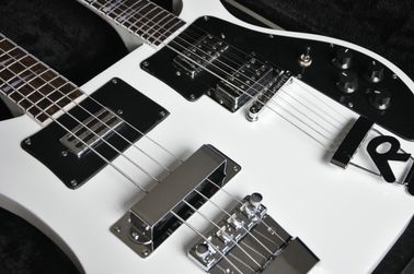 Double neck 4 string 4003 BASS GUITAR and 12 string elctric guitar color can custom guitar big R bridge supplier