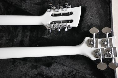 Double neck 4 string 4003 BASS GUITAR and 12 string elctric guitar color can custom guitar big R bridge supplier