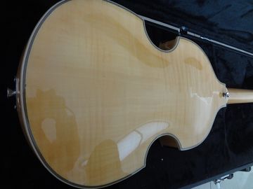 4 string bass guitar Hofner BB2 guitar UK flag on flamed body top Hofner contemporary series supplier