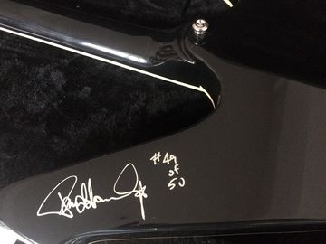 Wash6 strings abnormity signature model electric guitar mirror pickguard grover tuner custom guitar glossy black supplier