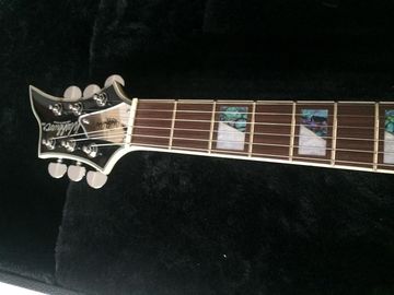 Wash6 strings abnormity signature model electric guitar mirror pickguard grover tuner custom guitar glossy black supplier