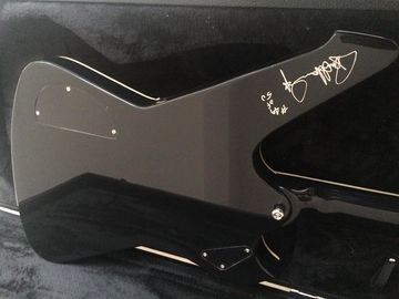 Wash6 strings abnormity signature model electric guitar mirror pickguard grover tuner custom guitar glossy black supplier