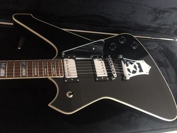 Wash6 strings abnormity signature model electric guitar mirror pickguard grover tuner custom guitar glossy black supplier