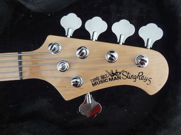 5 string basss guitar Ernie ball Musicman Sting Ray5 bass Sunburst color Active pickups supplier