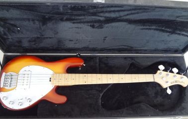 5 string basss guitar Ernie ball Musicman Sting Ray5 bass Sunburst color Active pickups supplier