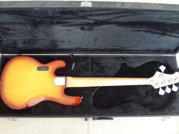 5 string basss guitar Ernie ball Musicman Sting Ray5 bass Sunburst color Active pickups supplier