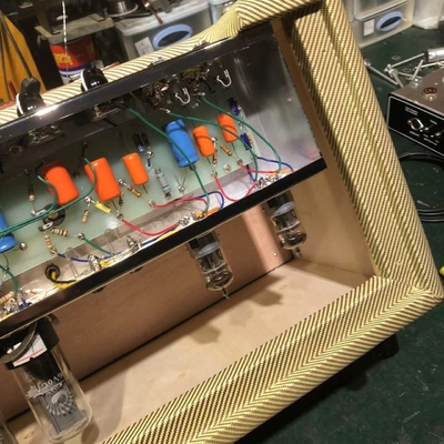 2025 Tweedle Dee Deluxe 5E3 Classic Dumble Style Mods Tweed Head, Pure Handed with Eyelet Board, 6V6GT*2, 12AX7*2, 5Y3GT*1, Grand Amplifier, Accept Amp OEM supplier