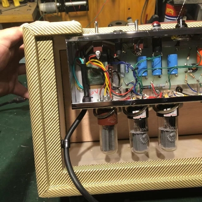 2025 Tweedle Dee Deluxe 5E3 Classic Dumble Style Mods Tweed Head, Pure Handed with Eyelet Board, 6V6GT*2, 12AX7*2, 5Y3GT*1, Grand Amplifier, Accept Amp OEM supplier