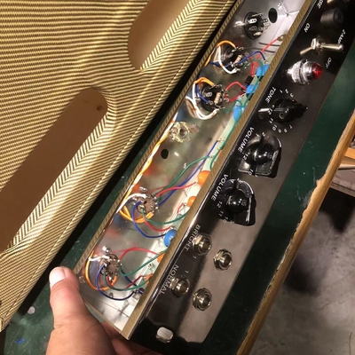 2025 Tweedle Dee Deluxe 5E3 Classic Dumble Style Mods Tweed Head, Pure Handed with Eyelet Board, 6V6GT*2, 12AX7*2, 5Y3GT*1, Grand Amplifier, Accept Amp OEM supplier