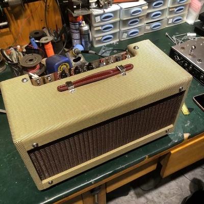 2025 Tweedle Dee Deluxe 5E3 Classic Dumble Style Mods Tweed Head, Pure Handed with Eyelet Board, 6V6GT*2, 12AX7*2, 5Y3GT*1, Grand Amplifier, Accept Amp OEM supplier