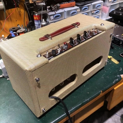 2025 Tweedle Dee Deluxe 5E3 Classic Dumble Style Mods Tweed Head, Pure Handed with Eyelet Board, 6V6GT*2, 12AX7*2, 5Y3GT*1, Grand Amplifier, Accept Amp OEM supplier