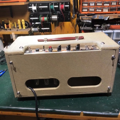 2025 Tweedle Dee Deluxe 5E3 Classic Dumble Style Mods Tweed Head, Pure Handed with Eyelet Board, 6V6GT*2, 12AX7*2, 5Y3GT*1, Grand Amplifier, Accept Amp OEM supplier