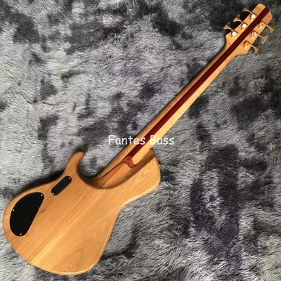 Neck Through Body Ash Wood 6 Strings ButterFY Style Electric Bass 940mm Scale Lengthen supplier