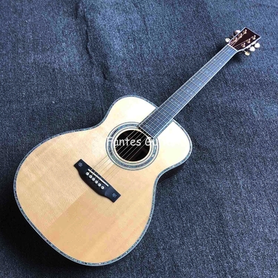 Custom Solid Cedar Top Real Abalone Classic Headstock Acoustic Guitar G00042c Model Shape supplier