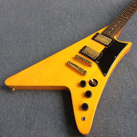 High-quality custom V style electric guitar, rosewood fingerboard , Chrome hardware supplier