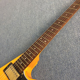 High-quality custom V style electric guitar, rosewood fingerboard , Chrome hardware supplier