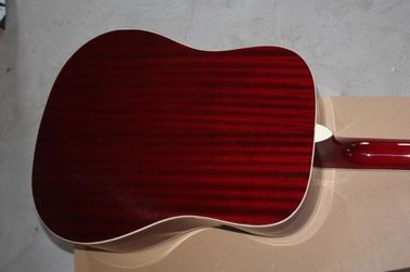 Red Chibson H-Bird acoustic guitar GB H-Bird electric acoustic guitar Chinese made custom acoustic guitar supplier