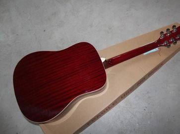 Red Chibson H-Bird acoustic guitar GB H-Bird electric acoustic guitar Chinese made custom acoustic guitar supplier
