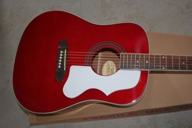 Red Chibson H-Bird acoustic guitar GB H-Bird electric acoustic guitar Chinese made custom acoustic guitar supplier