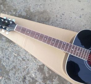 Custom J45 acoustic guitar dot inlays electric acoustic guitar supplier