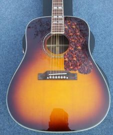 Sunburst Chibson G45 acoustic guitar classic twin rhombic inlays rosewood body G45 electric acoustic guitar supplier