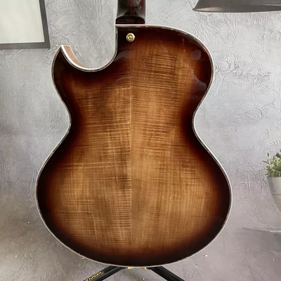 Custom Vintage Burst Byrdland Jazz Electric Guitar Flamed Maple Top with Gold Hardware HH Pickups supplier