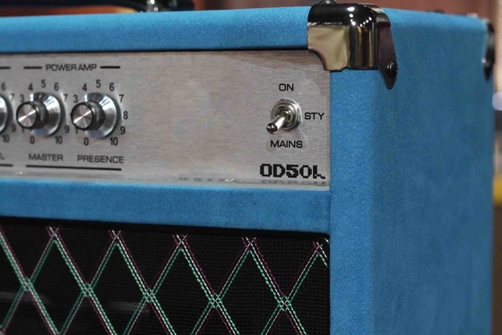 Custom Dumble Clone 2025 Overdrive Reverb 50-Watt Hand-Wired Tube Head-Suede Blue JJ Tubes 50W supplier