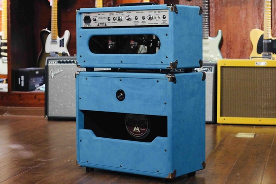 Custom Dumble Clone 2025 Overdrive Reverb 50-Watt Hand-Wired Tube Head-Suede Blue JJ Tubes 50W supplier