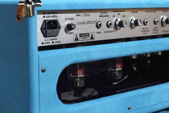 Custom Dumble Clone 2025 Overdrive Reverb 50-Watt Hand-Wired Tube Head-Suede Blue JJ Tubes 50W supplier