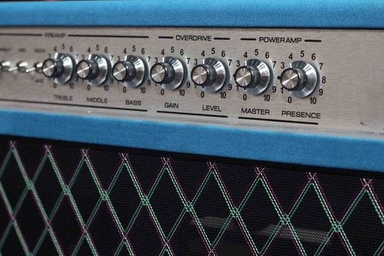 Custom Dumble Clone 2025 Overdrive Reverb 50-Watt Hand-Wired Tube Head-Suede Blue JJ Tubes 50W supplier