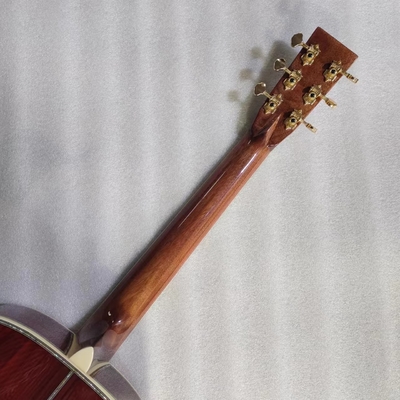 Custom Martin style OM body solid santo back side acoustic guitar 40 inch supplier
