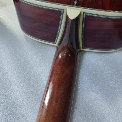 Custom Martin style OM body solid santo back side acoustic guitar 40 inch supplier