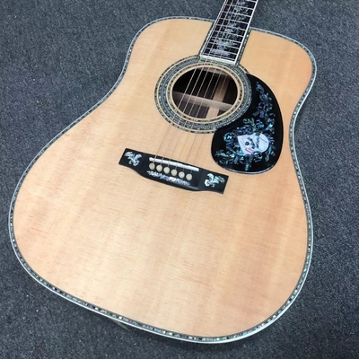 Deluxe Solid Rosewood Back Side 41 Inch D100aa Type Spruce Engraved Acoustic Guitar Abalone Inlay supplier