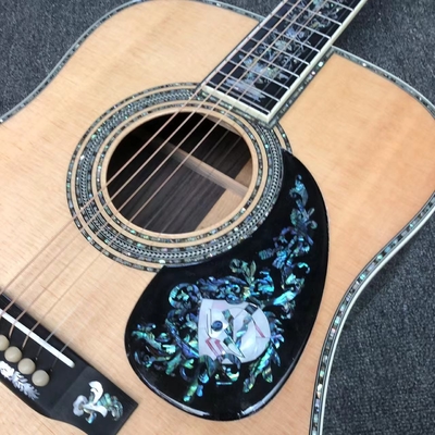 Deluxe Solid Rosewood Back Side 41 Inch D100aa Type Spruce Engraved Acoustic Guitar Abalone Inlay supplier
