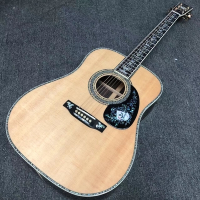 Deluxe Solid Rosewood Back Side 41 Inch D100aa Type Spruce Engraved Acoustic Guitar Abalone Inlay supplier