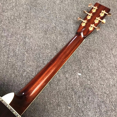 Deluxe Solid Rosewood Back Side 41 Inch D100aa Type Spruce Engraved Acoustic Guitar Abalone Inlay supplier
