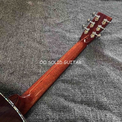 Classic Folk Parlor Acoustic Guitar Solid Indian Rosewood 38 Inch B/S OO Body in Sunburst Color supplier