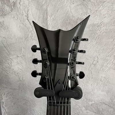 Custom 7 Strings Bird of Prey Neck Inlay Special Body Green Burst Flamed Maple Top Electric Guitar supplier