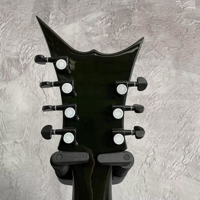 Custom 7 Strings Bird of Prey Neck Inlay Special Body Green Burst Flamed Maple Top Electric Guitar supplier