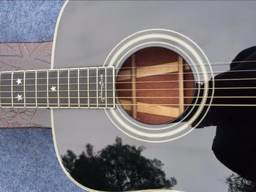 D35 acoustic guitar Johnny cash signature acoustic electric guitar acoustic guitar solid top D35 BK guitar supplier