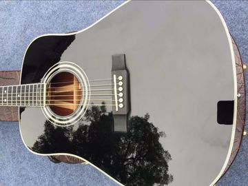 D35 acoustic guitar Johnny cash signature acoustic electric guitar acoustic guitar solid top D35 BK guitar supplier