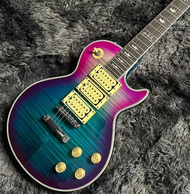 Custom GB Style Flamed Maple Top Ace Frehley Electric Guitar Mahogany Body Rosewood Fretboard 6 Strings supplier