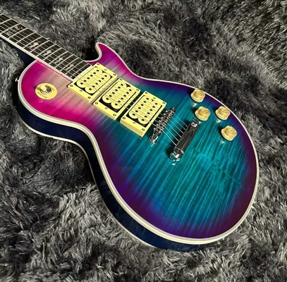 Custom GB Style Flamed Maple Top Ace Frehley Electric Guitar Mahogany Body Rosewood Fretboard 6 Strings supplier