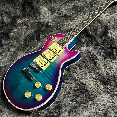 Custom GB Style Flamed Maple Top Ace Frehley Electric Guitar Mahogany Body Rosewood Fretboard 6 Strings supplier