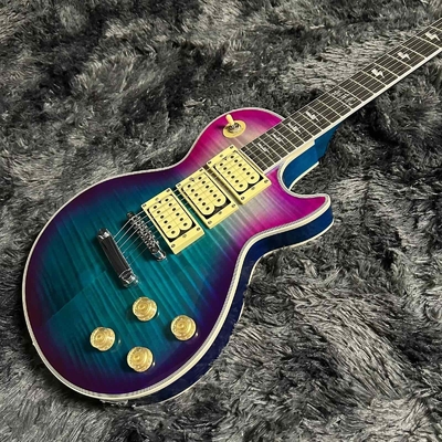 Custom GB Style Flamed Maple Top Ace Frehley Electric Guitar Mahogany Body Rosewood Fretboard 6 Strings supplier
