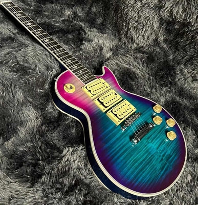 Custom GB Style Flamed Maple Top Ace Frehley Electric Guitar Mahogany Body Rosewood Fretboard 6 Strings supplier
